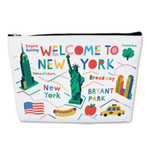 Fashion Cute New York Souvenir Zipper pouch Travel Cosmetic Bag