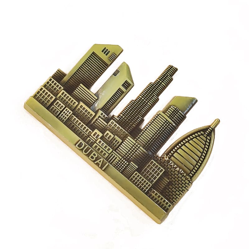 Dubai 3D Metal City Fridge Magnet Best Souvenir Gift - Image 3