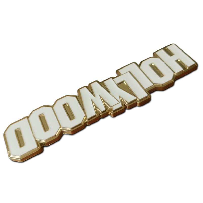 Hollywood Font 3D Gold Plated Shiny Fridge Magnet, Los Angeles, California,USA - Image 5