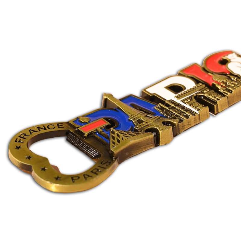 France Paris 3D Metal Eiffel Tower Bottle Opener Fridge Magnet - Image 4