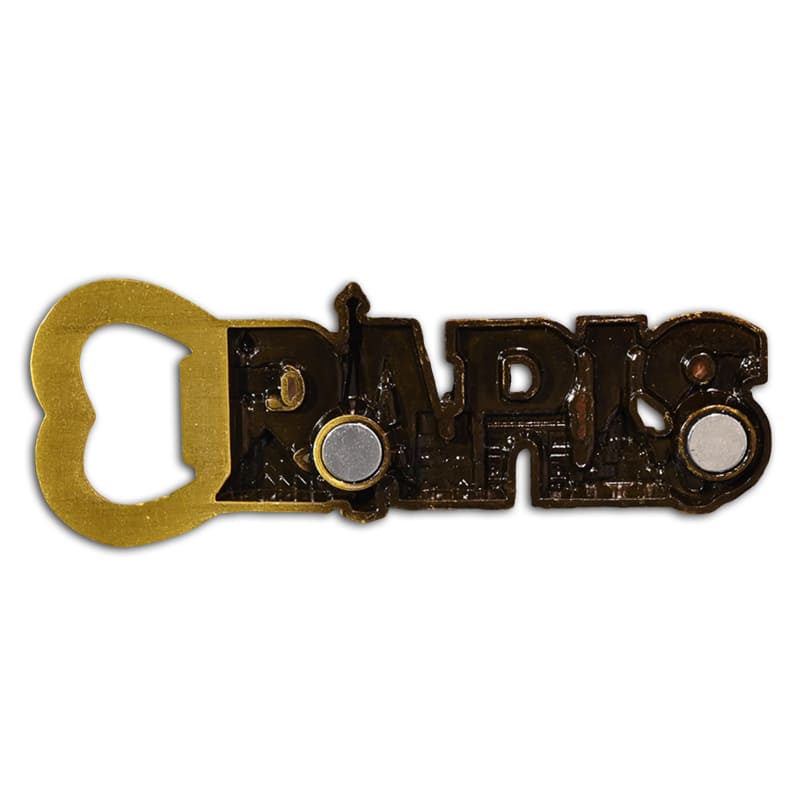 France Paris 3D Metal Eiffel Tower Bottle Opener Fridge Magnet - Image 2