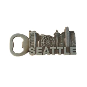 Seattle USA 3D Fridge Magnet Beer Bottle Opener Souvenir Gift