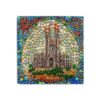 Mosaic Style Sagrada Familia Cathedral Barcelona Spain 3D Fridge Magnet
