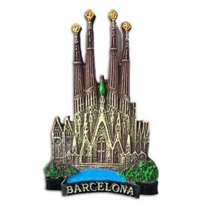 3D Fridge Magnet Sagrada Familia Barcelona Spain
