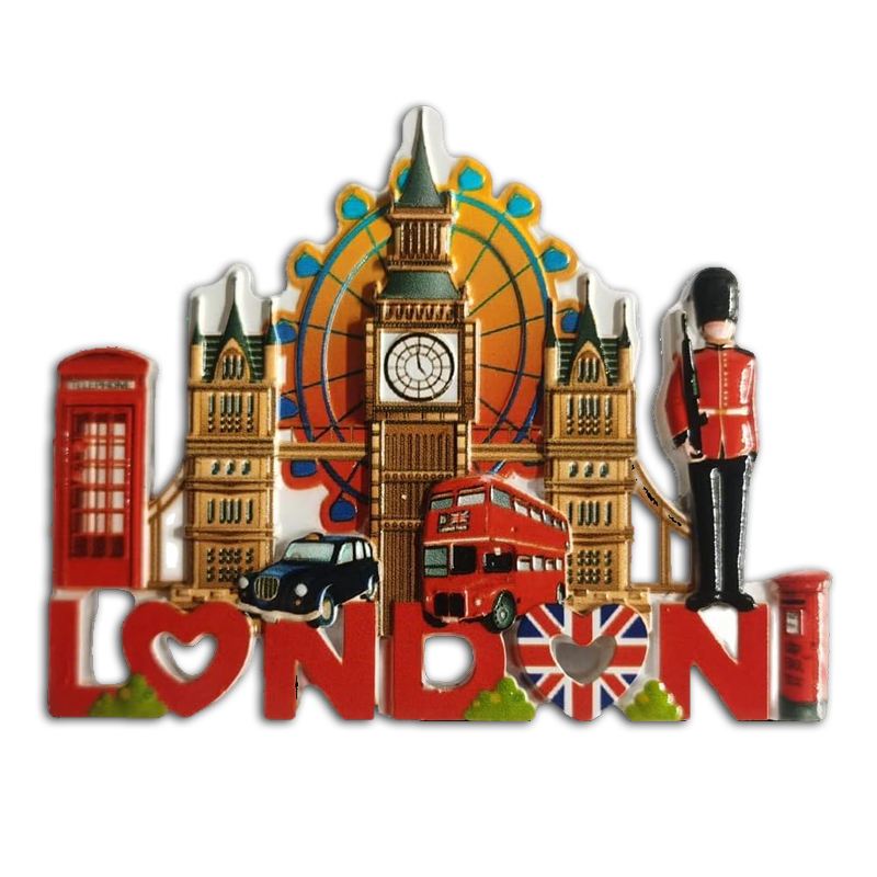 3D London UK Fridge Magnet Souvenir Gift