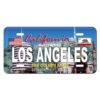 LOS ANGELES License Plate Magnet, Ideal for Fridge and Office Decor, Collectible Souvenir