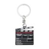 Metal Hollywood Movie Themed Clapperboard Keychain Mini Clap Stick Key Ring gift