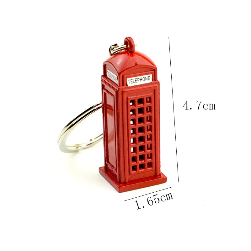 Die-cast British Cultural Icons Landmark Keychain Keyring - Image 4