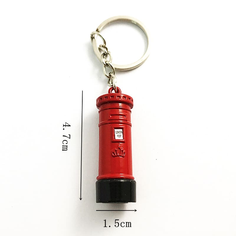 Die-cast British Cultural Icons Landmark Keychain Keyring - Image 5