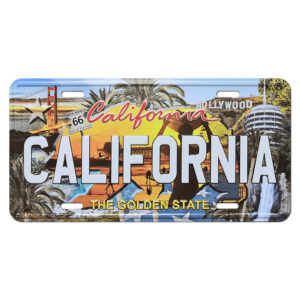 California Decorative Embossed Souvenir Novelty License Plate,California,USA