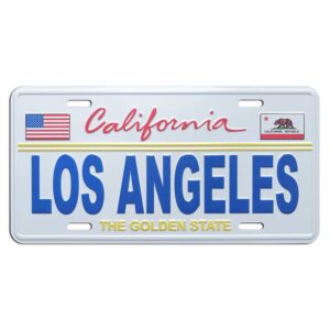 LOS ANGELES Decorative Embossed Souvenir Novelty License Plate,California,USA