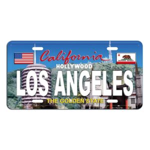 LOS ANGELES Decorative Embossed Souvenir Novelty License Plate,California,USA