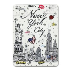 Girls & Women Fashion Elegant New York Souvenir Rectangle Travel Mirror, Hand Mirror,Cosmetic Makeup Compact Mirror