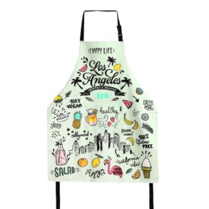 Customized Los Angeles Apron with Pocket, Los Angeles Vacation Souvenirs & Travel Gift Apron