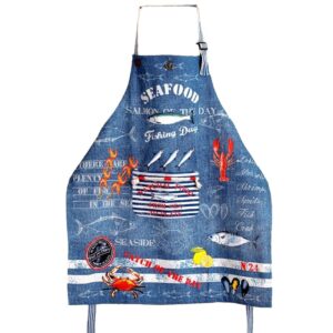 Customized 100% Cotton Apron with Pocket, Souvenirs & Travel Gift Apron