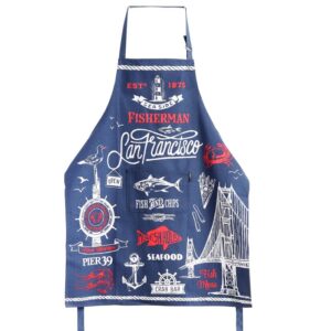 Customized San Francisco Apron with Pocket, San Francisco Souvenirs & Travel Gift Apron