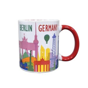 Germany Berlin Landmark Architecture Mug Pottery Ceramic Coffee Porcelain Cup Tableware