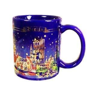 Germany Berlin Landmark Brandenburg Gate Mug Pottery Ceramic Coffee Porcelain Cup Tableware