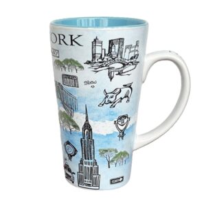 Customizable NEW YORK TALL COFFEE MUG Colorful, NEW YORK Tea Coffee Cup