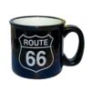 Route 66 Black/White Coffee Mug, Milk Cup, Tea Cup