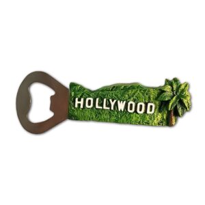Hollywood USA 3D Fridge Magnet Beer Opener Souvenir Gift,Resin Handmade Hollywood Refrigerator Magnet Home & Kitchen Decoration Bottle Opener