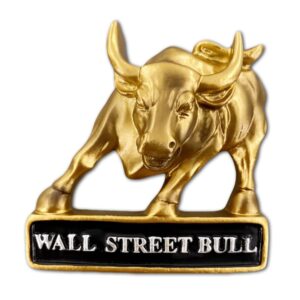 New York USA 3D Wall Street Bull Fridge Magnet Souvenir Gift,Resin Handmade New York Refrigerator Magnet Home & Kitchen Decoration Collection