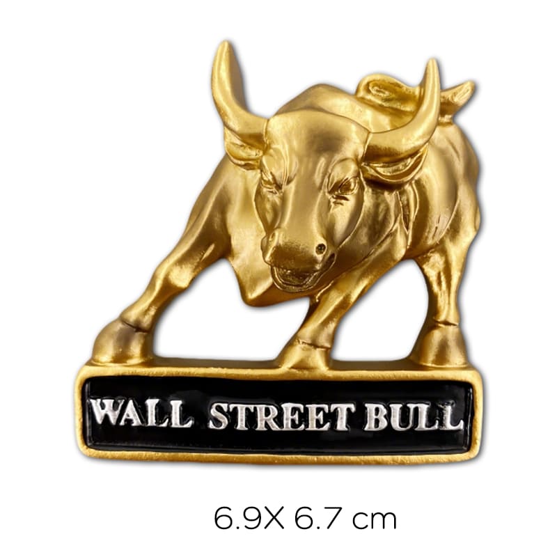 New York USA 3D Wall Street Bull Fridge Magnet Souvenir Gift - Image 5