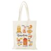 Barcelona Spain theme Customized Tote bag with Zip Closure & Inner Pocket