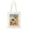 Italy theme Customized Tote bag with magnetic snap & Inner Pocket