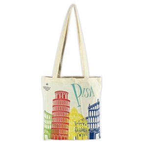 ECO Customized Italy Pisa Canvas Tote bag, Shopping bag