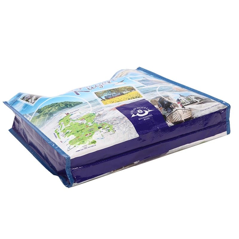 Customized Eco-friendly travel woven tote bag for European island hotels - Image 3