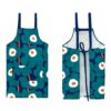 Customized Canvas Finland Apron with 2 Pockets, Souvenirs & Travel Gift Apron
