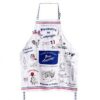 Customized 100% Cotton France Apron with Pocket, Paris Souvenirs & Travel Gift Apron