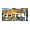 California License Plate Magnet, Ideal for Fridge and Office Decor, Collectible Souvenir