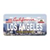 LOS ANGELES License Plate Magnet, Ideal for Fridge and Office Decor, Collectible Souvenir