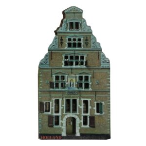 Holland Double Layer Wooden Building Travel Souvenir Fridge Magnet