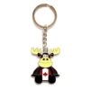 Canadian Reindeer Series Theme Metal Keychain, Key ring chain