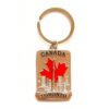 CANADA & TORONTO Series Metal 3D Souvenir Keychain, Key Ring Chain