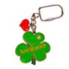 Ireland Green Clover Series Metal Keychain, Key Ring Chain