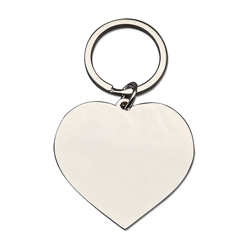 LAS VEGAS Pink Heart Metal Souvenir Keychain, key ring chain with Rhinestone - Image 2