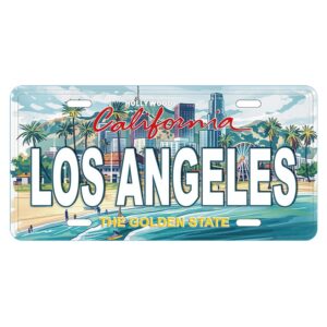 LOS ANGELES Decorative Embossed Souvenir Novelty License Plate,California,USA