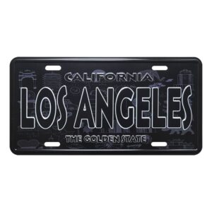LOS ANGELES Decorative Embossed Souvenir Novelty License Plate,California,USA
