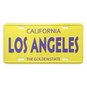 LOS ANGELES Decorative Embossed Souvenir Novelty License Plate,California,USA