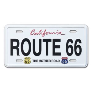 Route 66 Decorative Embossed Souvenir Novelty License Plate,California,USA
