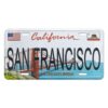 San Francisco Decorative Embossed Souvenir Novelty License Plate,California,USA
