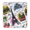 Girls & Women Fashion Elegant Paris Souvenir Rectangle Travel Mirror, Hand Mirror,Cosmetic Makeup Compact Mirror