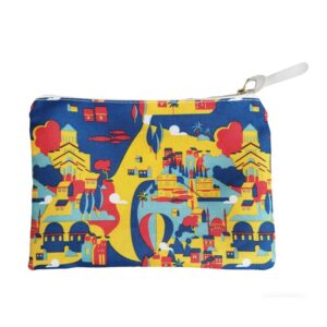 Fashion Turkey Canvas Souvenir Zipper pouch Travel Cosmetic Bag